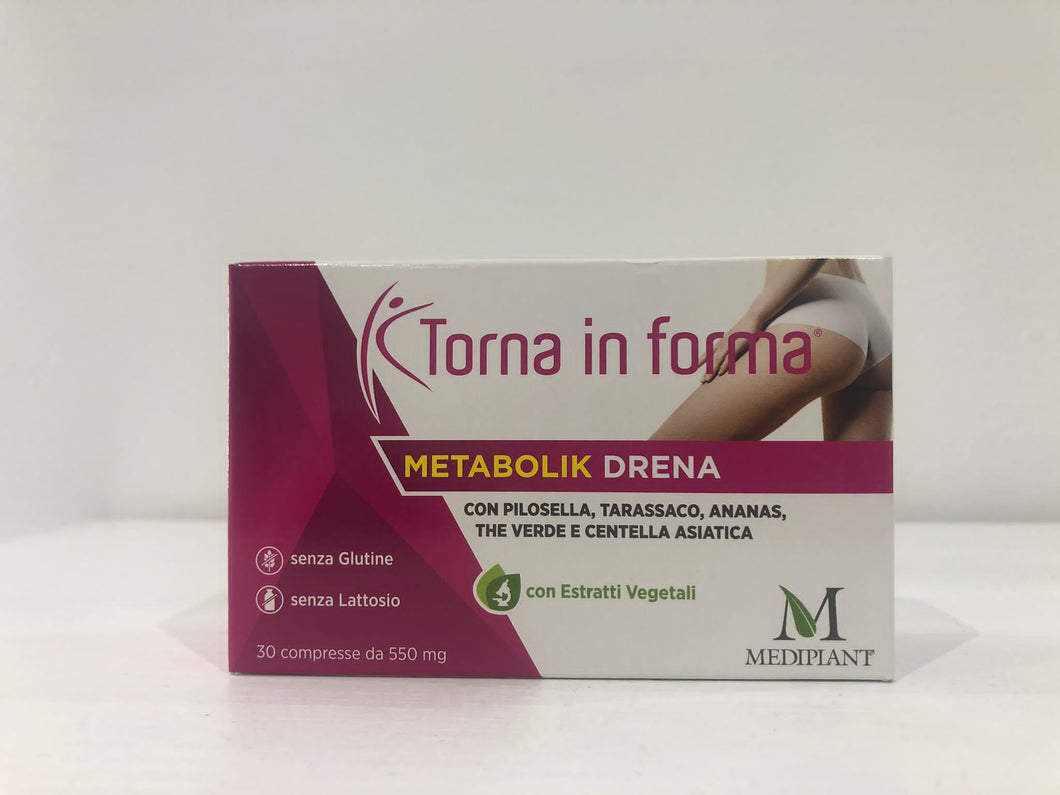 MEDIAPLANT METABOLIK DRENA 30 COMPRESSE