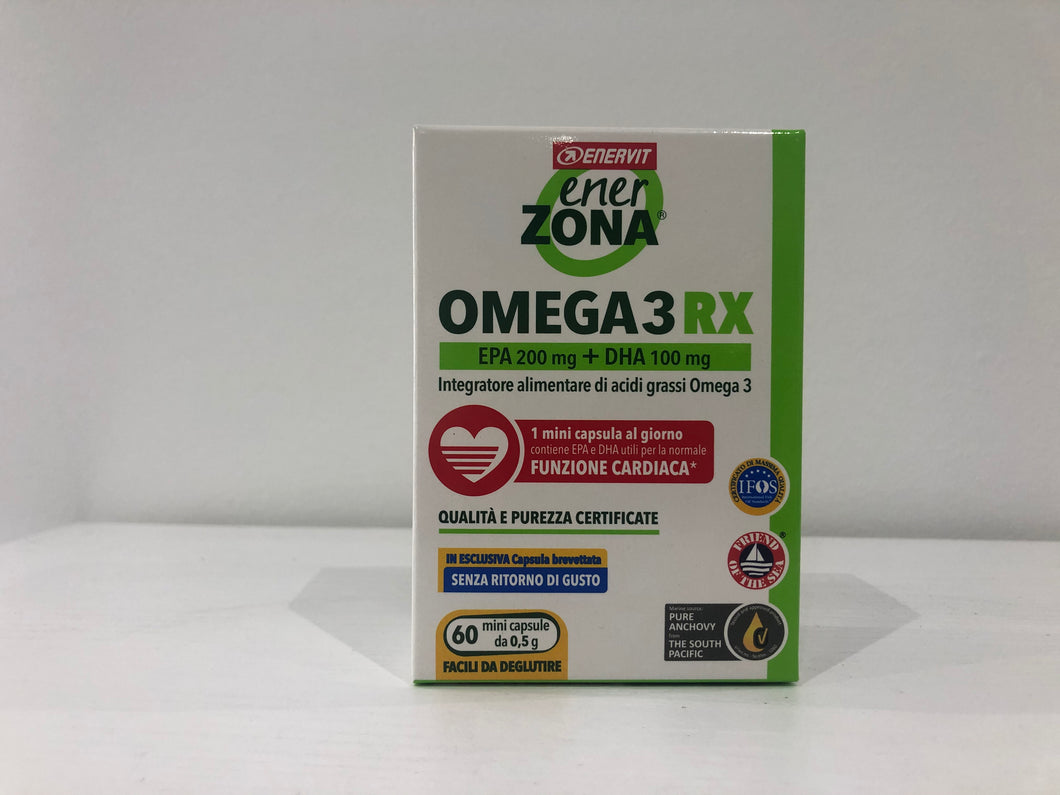 ENERZONA OMEGA 3 RX 60 CPS