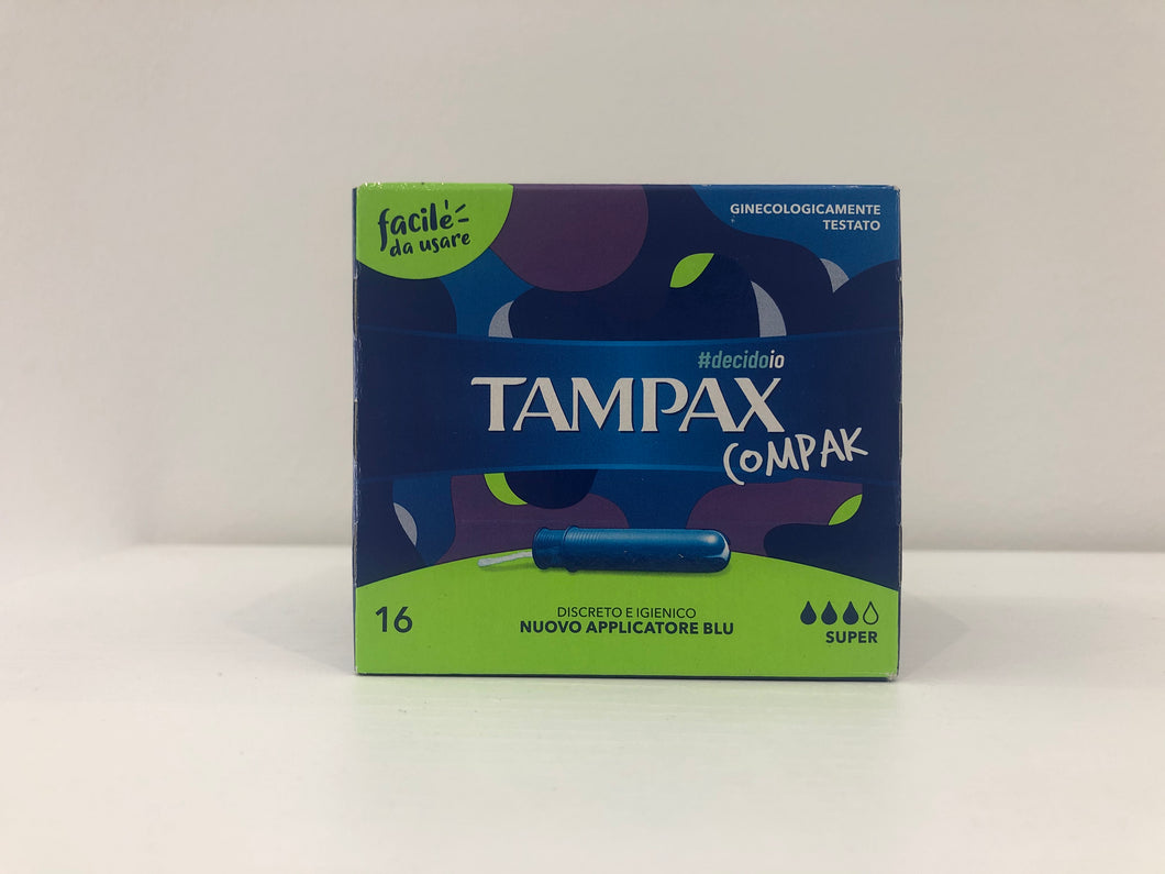 TAMPAX COMPAK SUPER 16 PEZZI