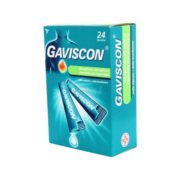 GAVISCON 24 BUSTE 500+267MG/10ML