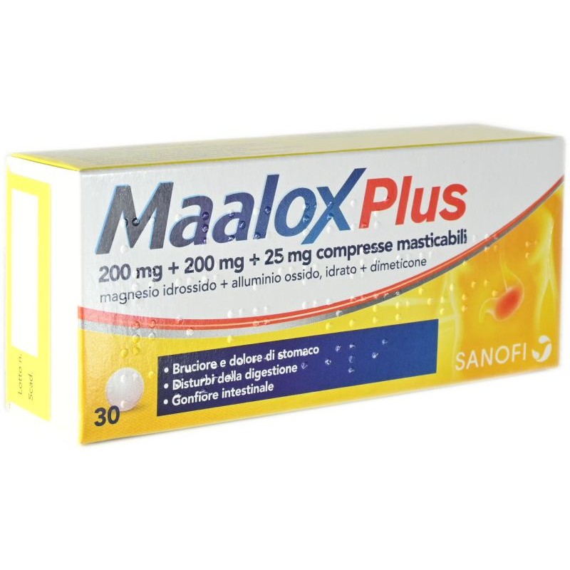 MAALOX PLUS 30 COMPRESSE MASTICABILI