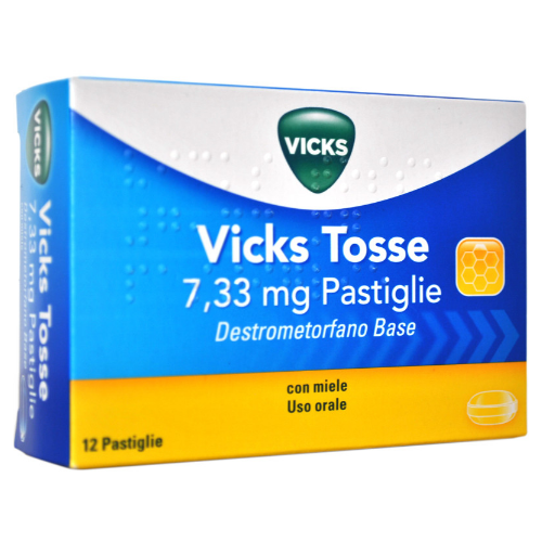 VICKS TOSSE 12 PASTIGLIE 7,33MG MIELE